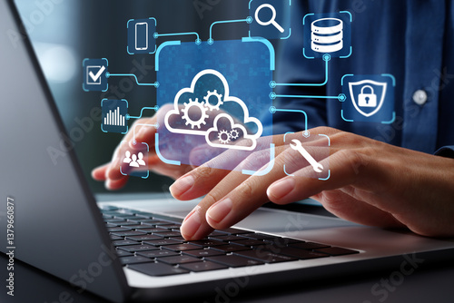 Obraz na plátne Cloud orchestration and interoperability