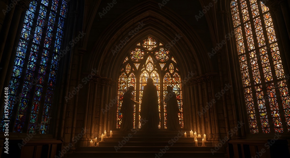 Obraz premium stained glass