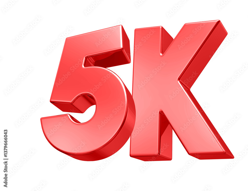 5K Follow Red 5K Follow Red