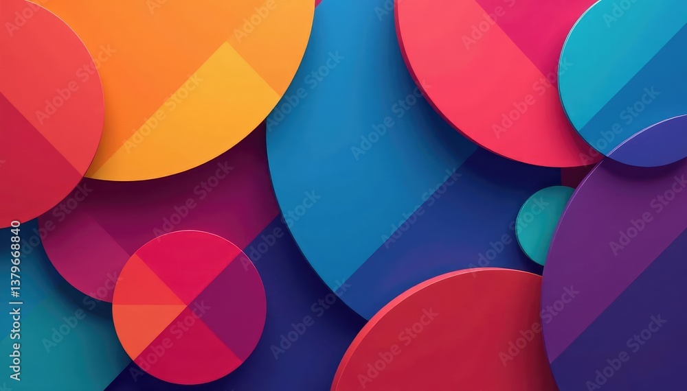 Geometric shapes in vibrant colors, creating a modern, seamless texture , bold, abstract Geometric shapes in vibrant colors, creating a modern, seamless texture , bold, abstract
