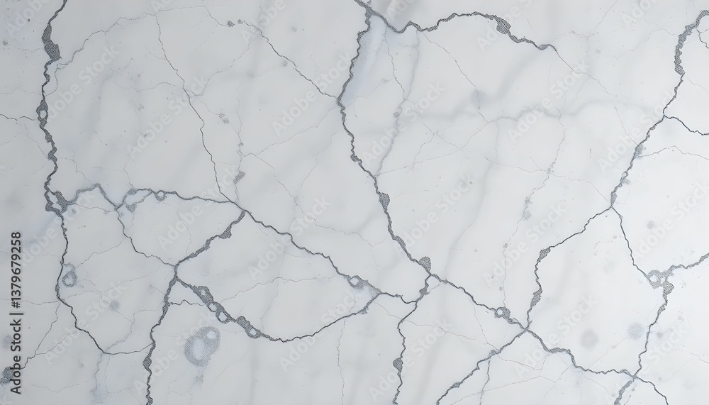 Aerial view, frozen river system, cracked ice patterns, branching waterways, winter landscape, light blue tones, abstract texture Aerial view, frozen river system, cracked ice patterns, branching waterways, winter landscape, light blue tones, abstract texture