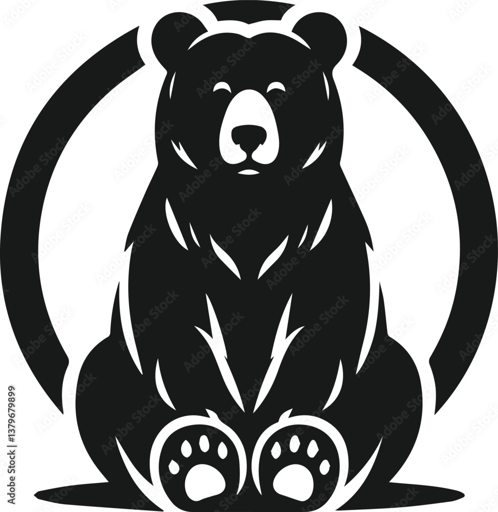Fototapeta premium Bear vector