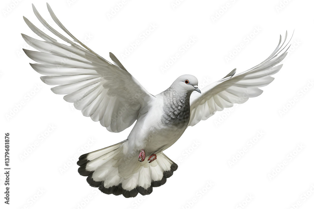 Obraz premium dove bird isolated on transparent background