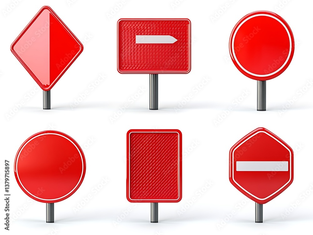 red traffic sign