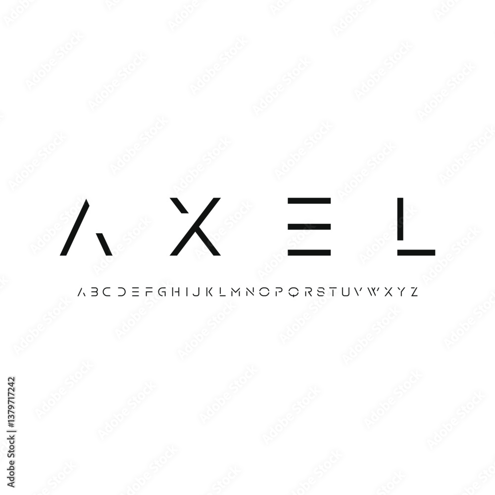 Elegant alphabet letters font Typography vector illustration Elegant alphabet letters font Typography vector illustration