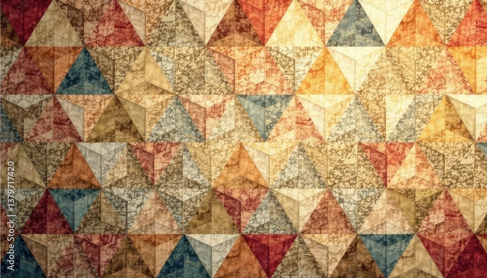 Geometric tapestry wallpaper, muted earth tones, subtle texture, art, texture, design Geometric tapestry wallpaper, muted earth tones, subtle texture, art, texture, design