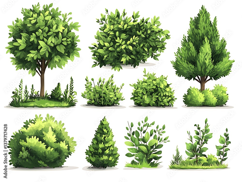 collection of trees