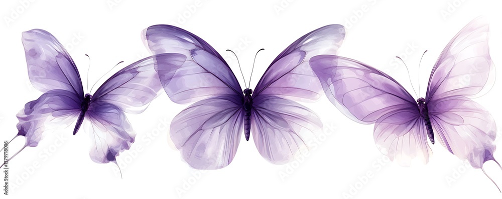 butterfly on white background