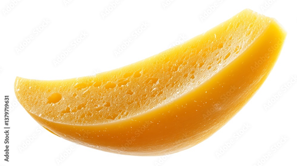 slice of orange isolated