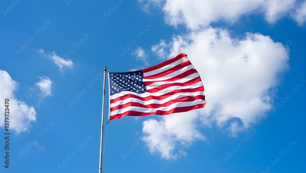 United States Flag - Generated AI United States Flag - Generated AI