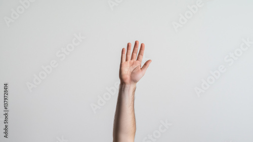 Hand Reaching Out: An arm r...