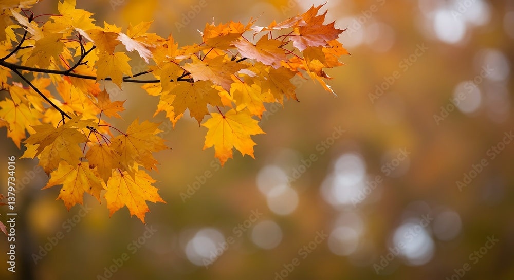 Obraz premium Golden Hour Glow AI Generated