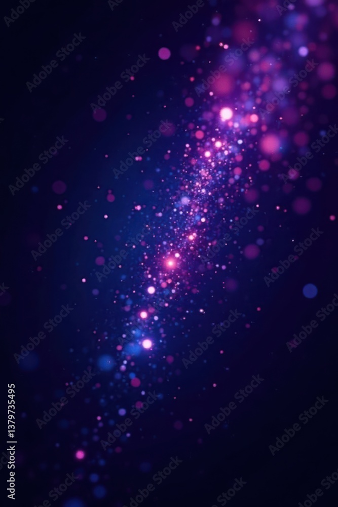 Shimmering stardust against a deep indigo background, glow, night Shimmering stardust against a deep indigo background, glow, night