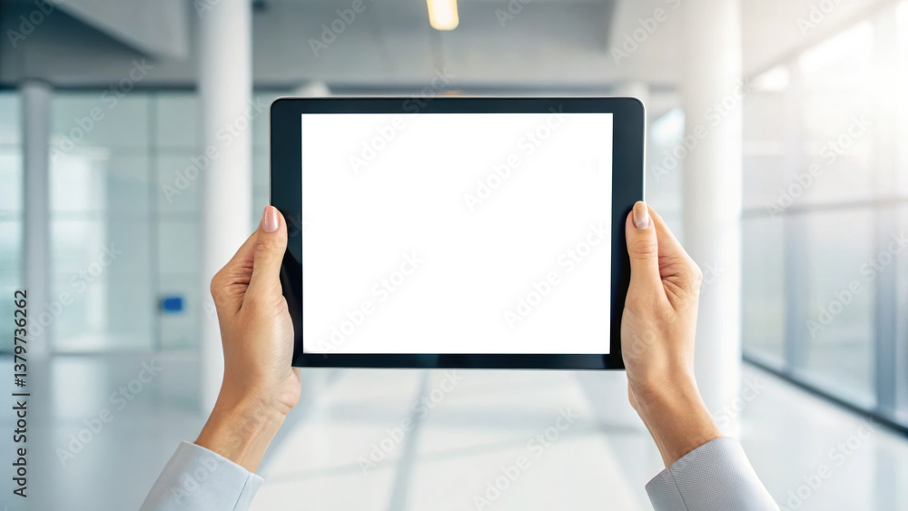 Data analysis tablet showcasing various graphs and charts modern office environment. visuals represent trends and statistics, conveying sense Data analysis tablet showcasing various graphs and charts modern office environment. visuals represent trends and statistics, conveying sense