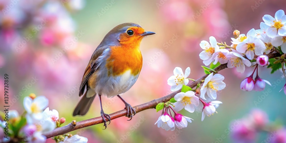 Majestic Robin on Branch: Bird Photography, Nature Image, Wildlife Photo, Spring, Redbreast Robin, Garden Bird, Closeup, Detailed, Vibrant Colors, High Resolution Majestic Robin on Branch: Bird Photography, Nature Image, Wildlife Photo, Spring, Redbreast Robin, Garden Bird, Closeup, Detailed, Vibrant Colors, High Resolution