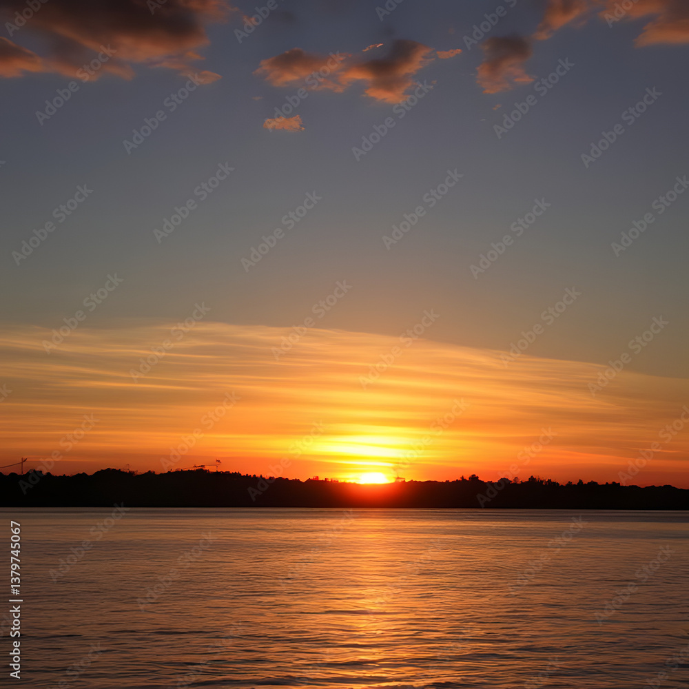 Fototapeta premium beautiful sunset