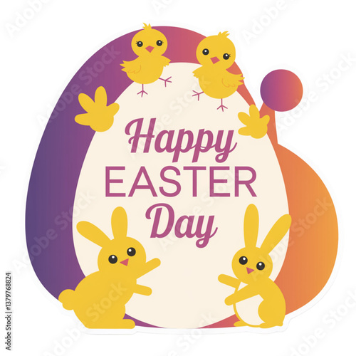 happy easter card