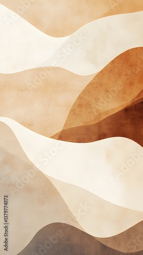 6. A beige and brown aesthetic banner with neutral tones