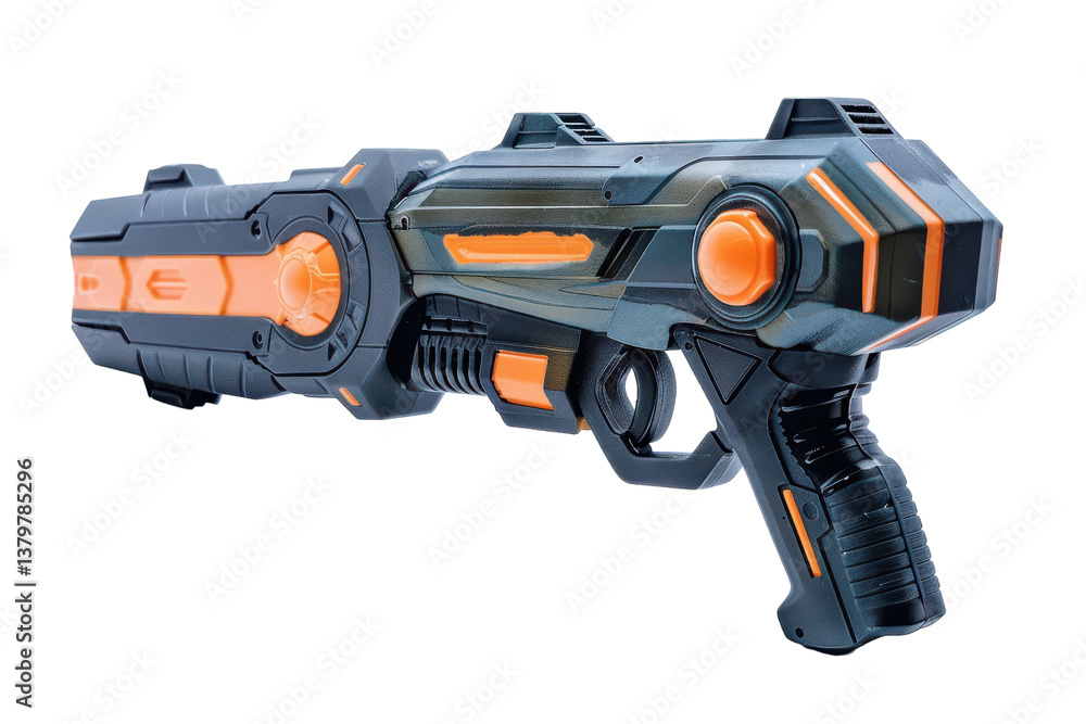 Naklejka premium Clear and Detailed Laser Tag Set Isolated On Transparent Background