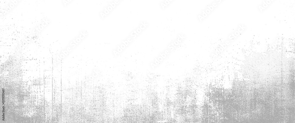 Vector rusted white grunge design elements and black and white rough vintage distress background