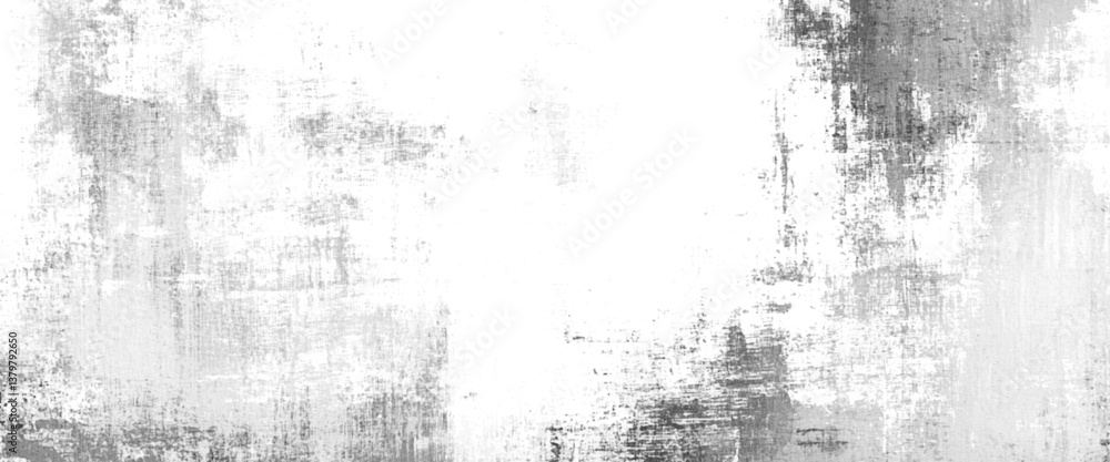 Vector retro surface texture in black and white vintage distress background.