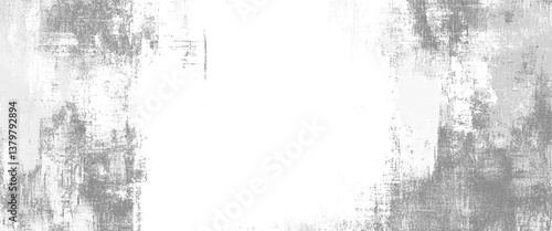 Obraz na płótnie Vector retro surface texture in black and white vintage distress background. w salonie