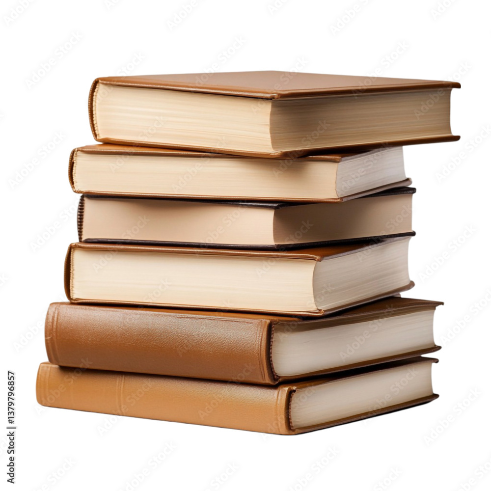 Stack of Brown Leather Bound Books Knowledge Education Learning Literature, Stack of Brown Leather Bound Books Knowledge Education Learning Literature,