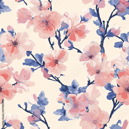 Pastel Blossom Background