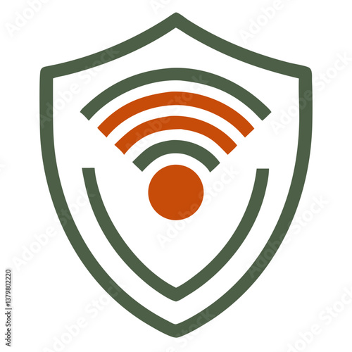 Face Scan Verification Icon with Glasses in Minimalist Style  