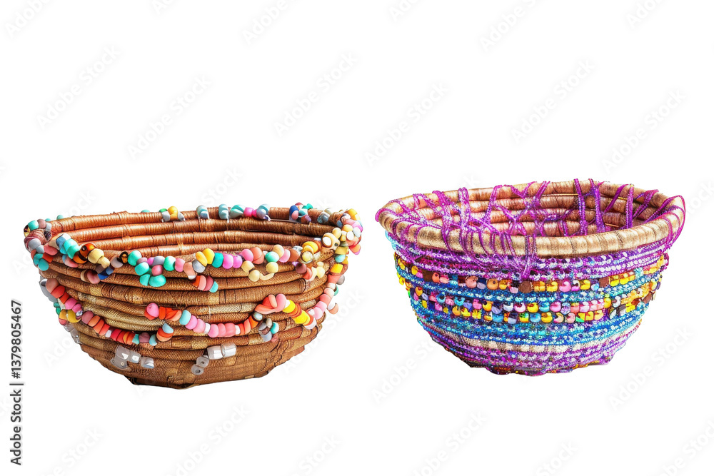 Artistic Basket Weaving Isolated On Transparent Background Artistic Basket Weaving Isolated On Transparent Background