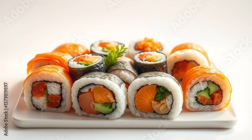 Exquisite Sushi Platter: Fresh Japanese Cuisine