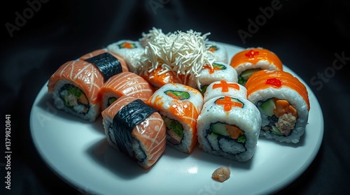 Exquisite Sushi Platter: Fresh Japanese Cuisine