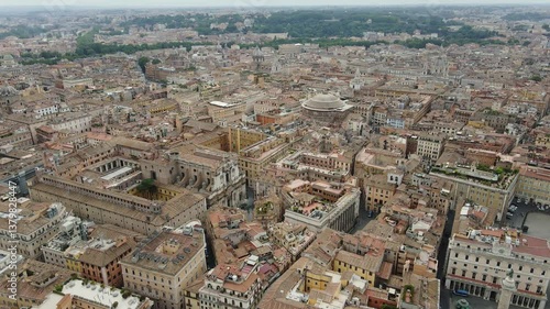 Wallpaper Mural Terracotta roofs and landmarks in Rome’s old town reveal rich cultural history Torontodigital.ca