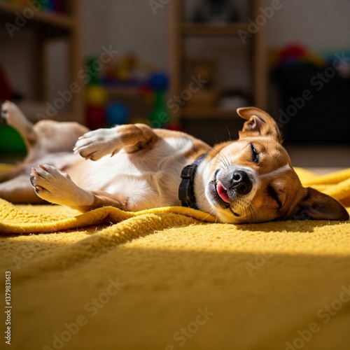 puppy in a dog