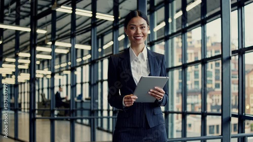 The Professional Woman with Tablet
