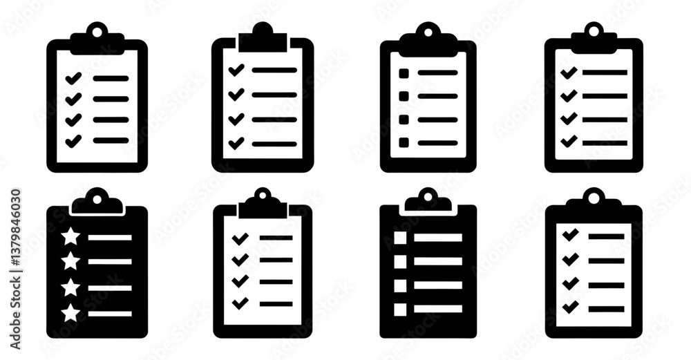 Checklist Icons, A collection of various checklist icons for task management, planning, and organization. Perfect for apps, websites, and presentations. Checklist Icons, A collection of various checklist icons for task management, planning, and organization. Perfect for apps, websites, and presentations.