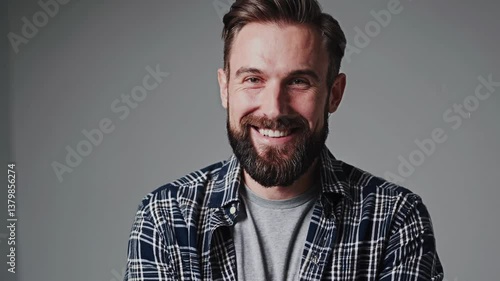 The Smiling Bearded Man