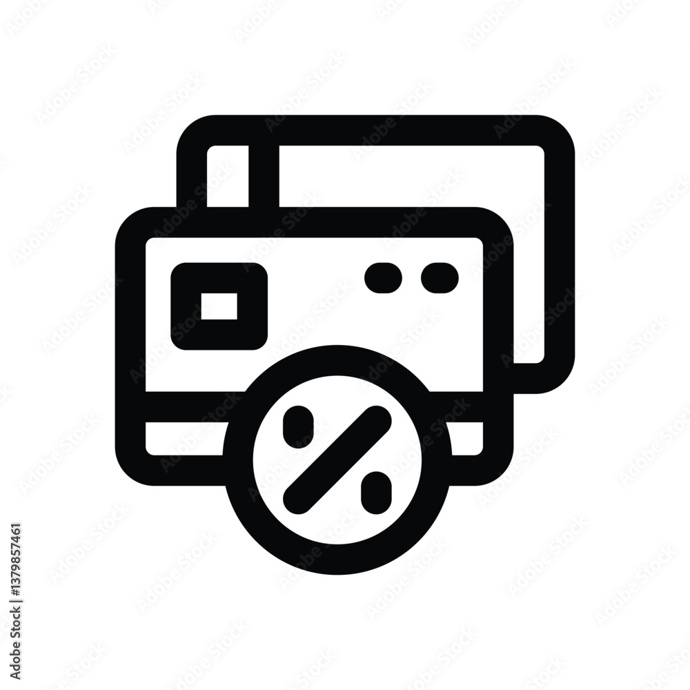 credit card line icon. Clean and minimalist vector icon for websites, mobile apps, presentations, and logos. Fully scalable and customizable for any project. credit card line icon. Clean and minimalist vector icon for websites, mobile apps, presentations, and logos. Fully scalable and customizable for any project.
