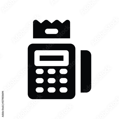 payment method glyph icon. Strong and solid vector icon for websites, mobile interfaces, presentations, and visual branding. High quality and easy to edit.