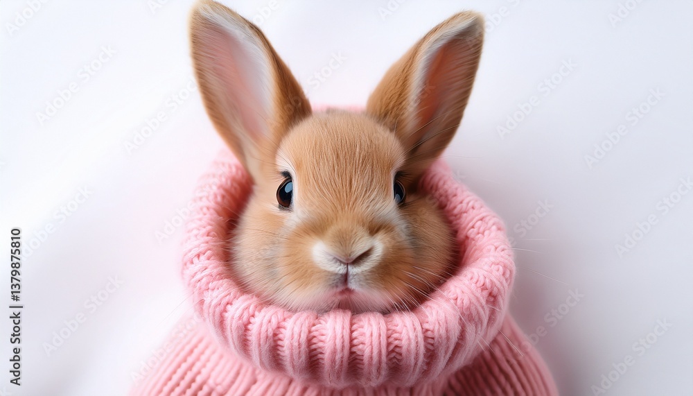 Obraz premium rabbit on a white background