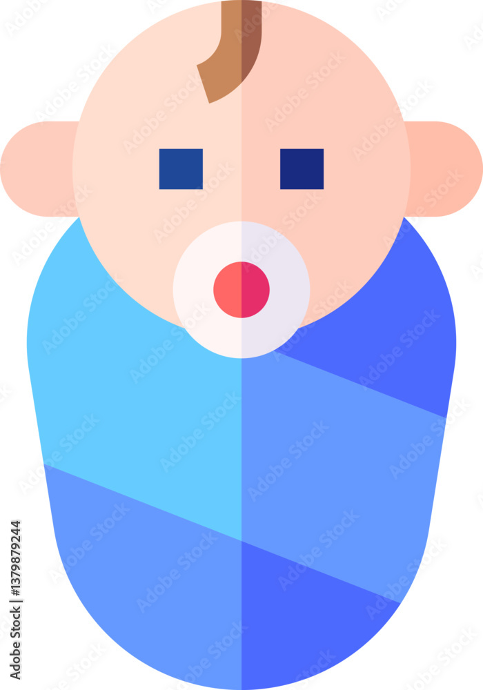 baby Illustration on a white background. baby Illustration on a white background.