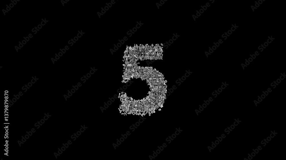 countdown in black countdown in black