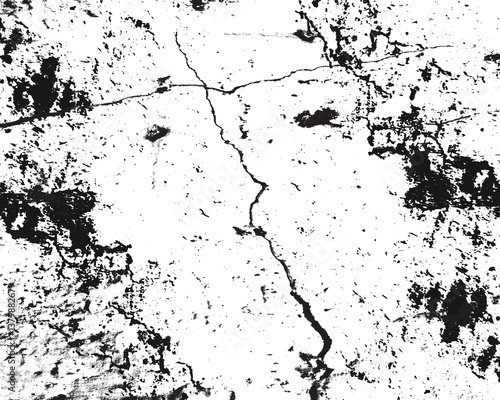Black grunge background featuring an abstract ink splatter texture pattern with a vintage dirty border.