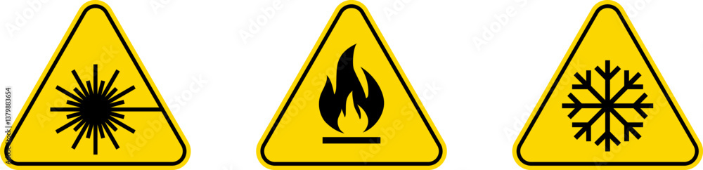Exclamation marks. Caution alarm set. Danger sign vector collection Exclamation marks. Caution alarm set. Danger sign vector collection