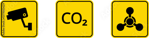 Exclamation marks. Caution alarm set. Danger sign vector collection