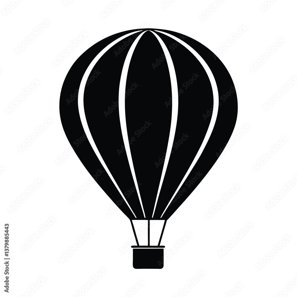 Obraz premium hot air balloon vector illustration