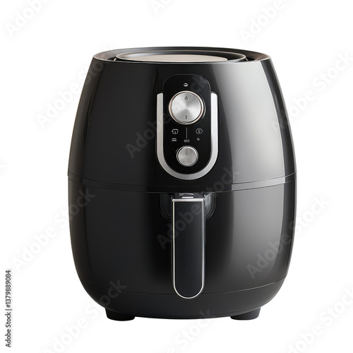 Modern Air Fryer on transparent background