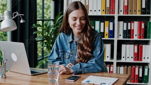 The Woman in Modern Office