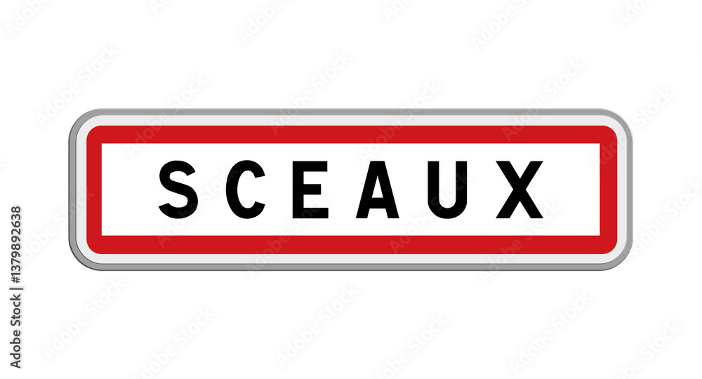 Panneau de Sceaux, Hauts-de-Seine, Île-de-France Panneau de Sceaux, Hauts-de-Seine, Île-de-France