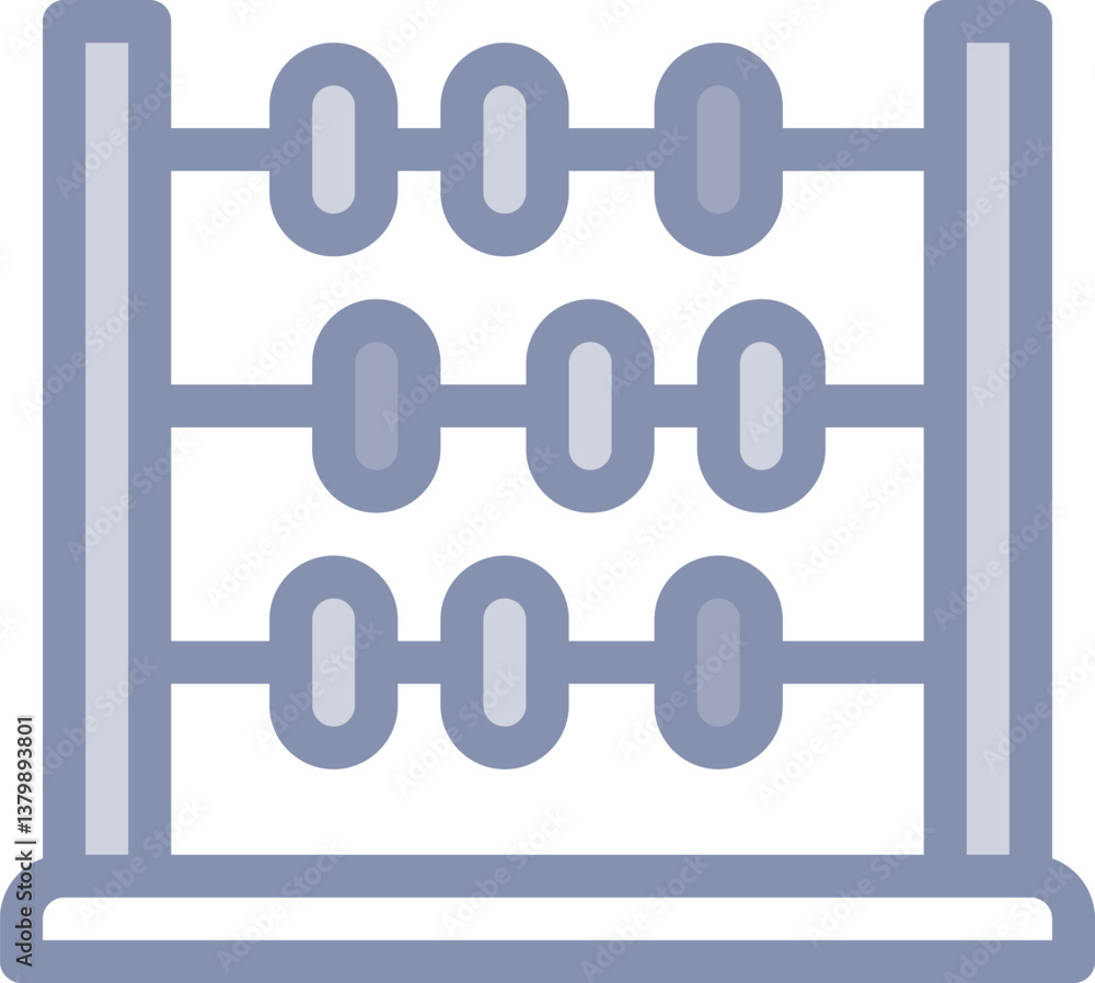 abacus Illustration on a white background. abacus Illustration on a white background.
